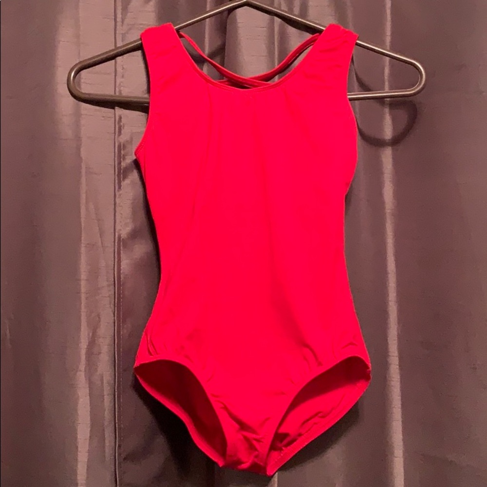 Red leotard